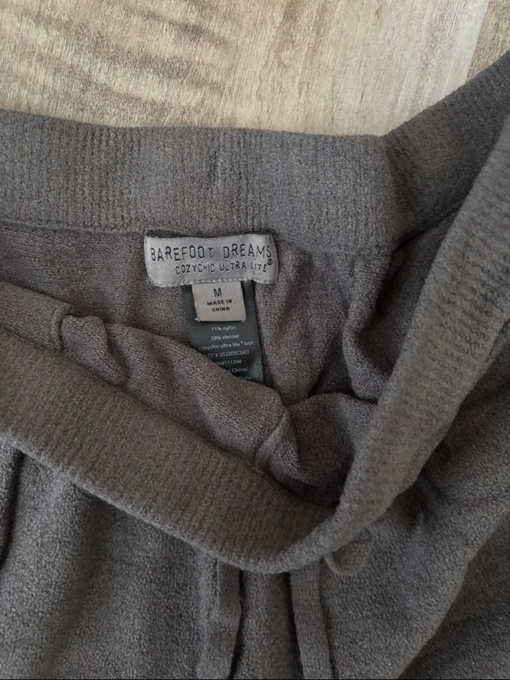 Barefoot Dreams Women's Dark Brown Cozy Sweatpants - Picture 5 of 5